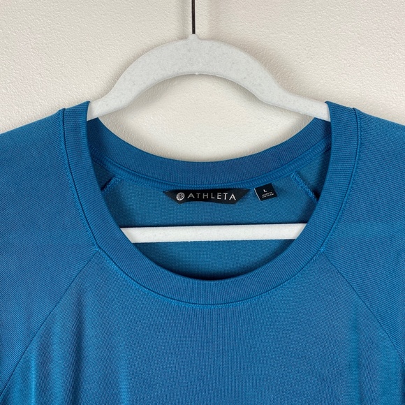 Athleta Serene Mindset Sweatshirt in Coastal Teal - Size Large - Picture 4 of 7
